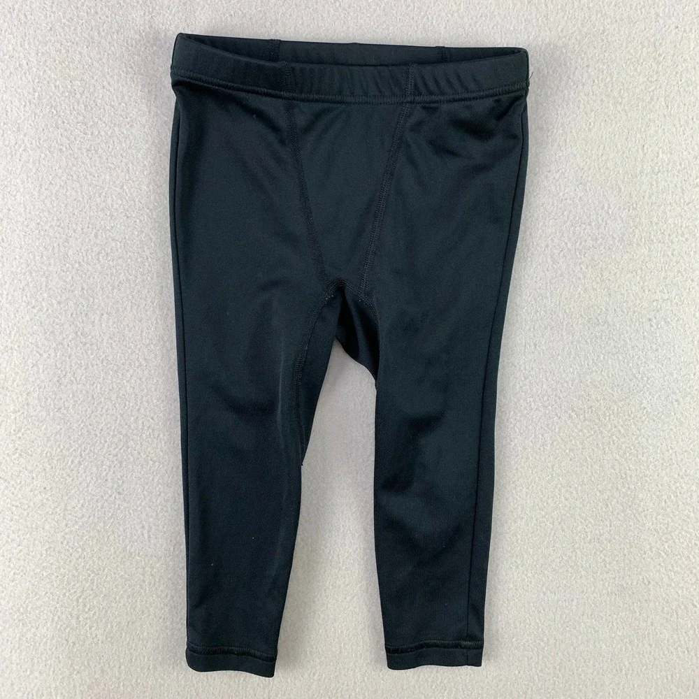Columbia Omni-Heat Midweight Baselayer Top+Bottom Set Kids size 2T Black Thermal